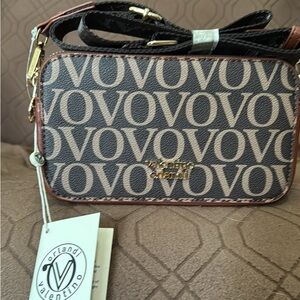 Elevate Your Style with the Valentino Orlandi Brown and Tan Camera Bag